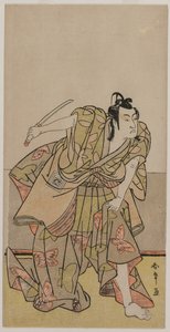 Ichikawa Monnosuke II as Soga no Goro, c. late 1770s.  作： Katsukawa Shunsho
