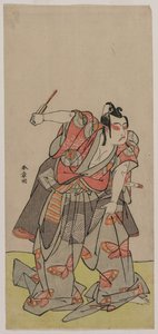 Ichikawa Yaozo II as Soga no Goro, mid 1770s.  作： Katsukawa Shunsho