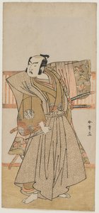 Ichimura Uzaemon IX as Soga no Juro, mid 1770s.  作： Katsukawa Shunsho