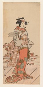岩井半四郎IV、1785年頃（カラー木版画） 作： Katsukawa Shunsho