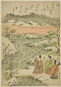 「風流錦絵伊勢物語」シリーズより「私」 作： Katsukawa Shunsho