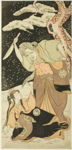 中村 歌右衛門 位 あｓ 辛子 馬場 案ｄ 吉沢 先の助 イイイ あｓ 白妙 作： Katsukawa Shunsho