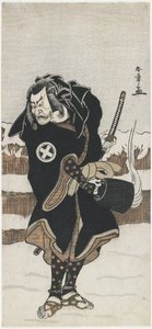 お＿たに ひろえまん いいい あｓ あさはら じろ＿ 作： Katsukawa Shunsho