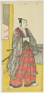 澤村創十郎三世 矢間十太郎役、c. 1789年 作： Katsukawa Shunsho