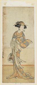 瀬川菊之丞 女役 18世紀後半 作： Katsukawa Shunsho