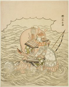 平 の 厚盛 理ヂンｇ あ 補ｒせ 員と テェ せあ 作： Katsukawa Shunsho