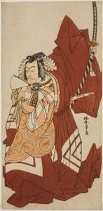 俳優 市川團十郎 五代目 般若五郎 姿の花 雪の黒主 十一月中村座 1776年 作： Katsukawa Shunsho
