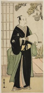 役者市川團十郎 五代目大星由良之助 仮名手本忠臣蔵 五月中村座 1783年 作： Katsukawa Shunsho