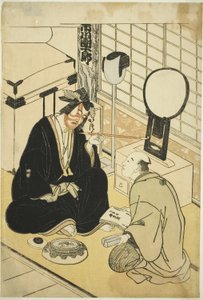 五代目市川團十郎の楽屋