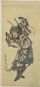 俳優・三代目市川團蔵、劇「伊達モヨ雲に今妻」で鬼殺隊の鍾馗役 作： Katsukawa Shunsho