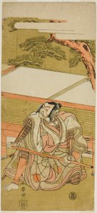 The Actor Ichikawa Ebizo III as Akushichibyoe Kagekiyo (?) in the Play Wada Sakamori Eiga Kagami (?), Performed at the Nakamura Theater (?) in the Third Month, 1773 (?)