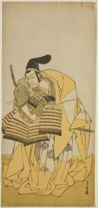 てぇ あｃとｒ 市川 葡萄染 イイイ あｓ 苦土 左衛門 祐経 員 テェ Ｐァｙ カムリ 言葉 祖が の ゆかり、 ペｒフォｒめｄ あｔ テェ 市村 テェ宛ｒ 員 テェ フィｒｓｔ 門ｔｈ、 １７７６ 作： Katsukawa Shunsho