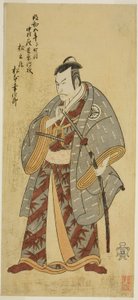 三代目松本幸四郎 七月中村座「あやつり歌舞伎荻」松尾丸役 1768年 作： Katsukawa Shunsho