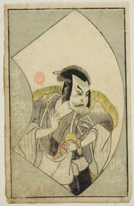 『舞台ファン図鑑』三代目俳優 中島勘左衛門 作： Katsukawa Shunsho