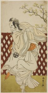 1775年、十一月、中村座で上演された花相雲源氏引出の左近狐役の中村中蔵初代