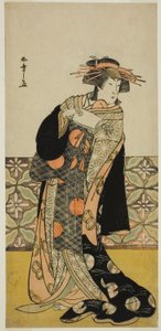 役名不明の俳優 中村梨子 I 作： Katsukawa Shunsho