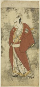 俳優 二代目中村助五郎 浄瑠璃『五人男』雷马九郎役 操り歌舞伎扇 一幕 昭和二十日より中村劇場にて上演 セブンス