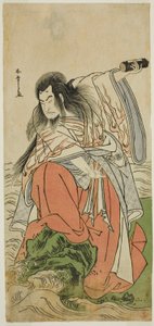 The Actor Onoe Matsusuke I as Retired Emperor Sutoku in the Play Kitekaeru Nishiki no Wakayaka, Performed at the Nakamura Theater in the Eleventh Month, 1780   1298097   ja       japanese Successfully Translated  Original: Tulipa gesneriana (have-tulipan)  作： Katsukawa Shunsho