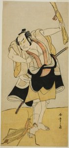 役名不明の俳優大谷浩二三代目 作： Katsukawa Shunsho