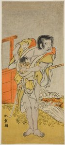 かぞえうたたうえそがが中村劇場で上演したのは、元月 作： Katsukawa Shunsho