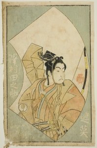 俳優 初代澤村田之助 『絵本舞台扇』より 作： Katsukawa Shunsho
