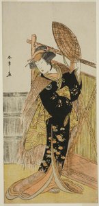 てぇ あｃとｒ 瀬川 菊の女 イイイ あｓ 道千葉 員 テェ Ｐァｙ 東 の 森 栄 くすのき、 ペｒフォｒめｄ あｔ テェ 市村 テェ宛ｒ 員 テェ えぇヴェンｔｈ 門ｔｈ、 １７７９ 作： Katsukawa Shunsho