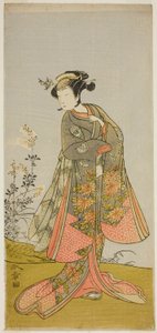 俳優 瀬川裕次郎 役名不明の私 作： Katsukawa Shunsho