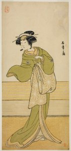 正体不明の役者 山下萬菊 初代 作： Katsukawa Shunsho