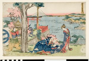木版画 作： Katsushika Hokusai