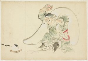 幸福の神、大黒様のマジック
マレット 作： Katsushika (school of) Hokusai