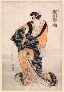 宮廷女官お船役の瀬川道之助 作： Katsushika Hokusai