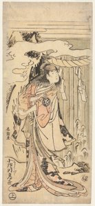 女性の役者 作： Katsushika Hokusai