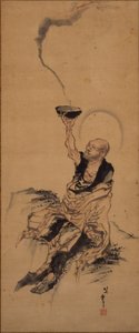 阿羅漢 作： Katsushika Hokusai