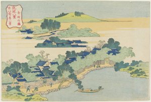 サンソンの竹林c。 1833 作： Katsushika Hokusai