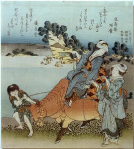 七里ヶ浜から腰越の眺め 作： Katsushika Hokusai