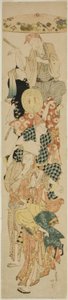 盆踊り 作： Katsushika Hokusai