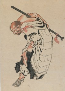 18世紀後半から19世紀初頭の仏像。 作： Katsushika Hokusai