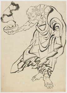 18世紀後半から19世紀初頭の仏像。 作： Katsushika Hokusai