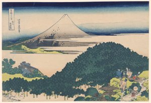 「冨嶽三十六景」より 青山円座の松 作： Katsushika Hokusai