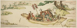 渡船 作： Katsushika Hokusai