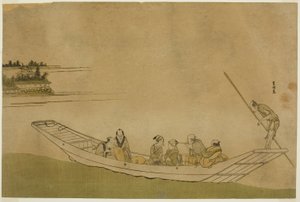 渡船 作： Katsushika Hokusai