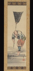 漁師 作： 北斎勝鹿