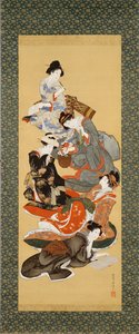 5人の美女 作： Katsushika Hokusai