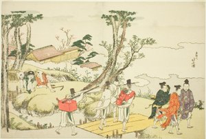 画集『三十六仙女詩人』口絵 作： Katsushika Hokusai