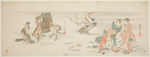 ハーブを集める 作： Katsushika Hokusai