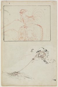 雷神と彼の太鼓 作： Katsushika Hokusai