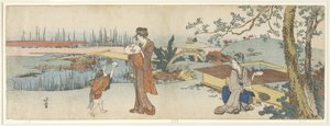 金魚のベンダー、1801-1805 作： Katsushika Hokusai
