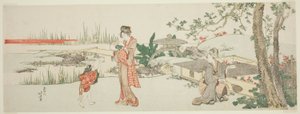 金魚売り 作： Katsushika Hokusai