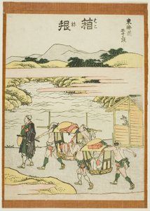 「東海道五十三次」より 箱根