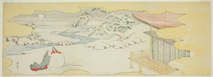 源氏物語第二十章「朝顔」挿絵